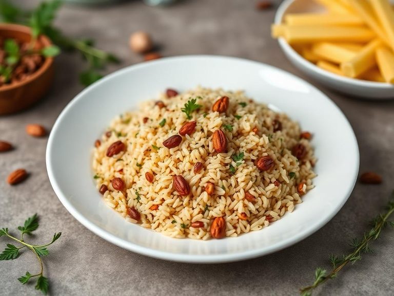 Kamut Pilaf with Herbs and Nuts