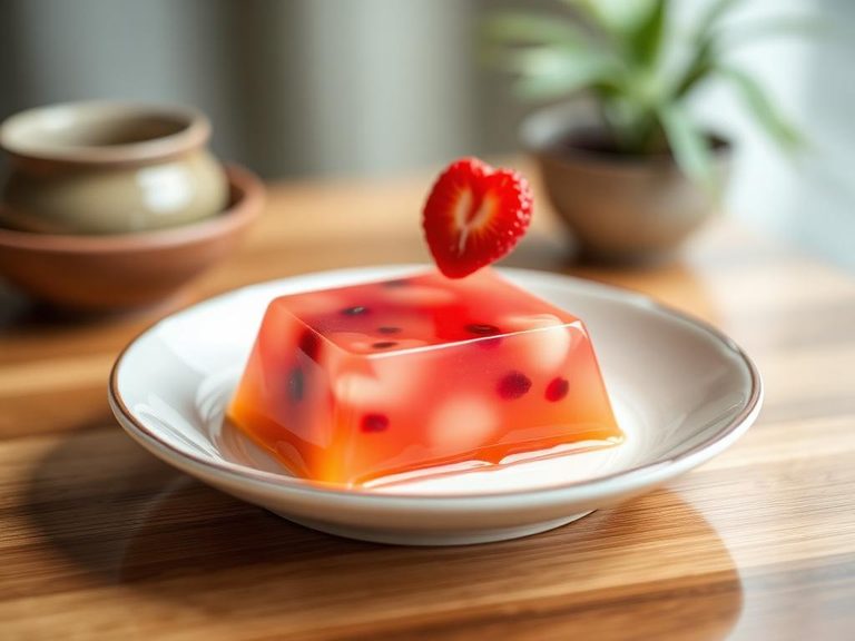 Kanten (Japanese fruit jelly dessert)