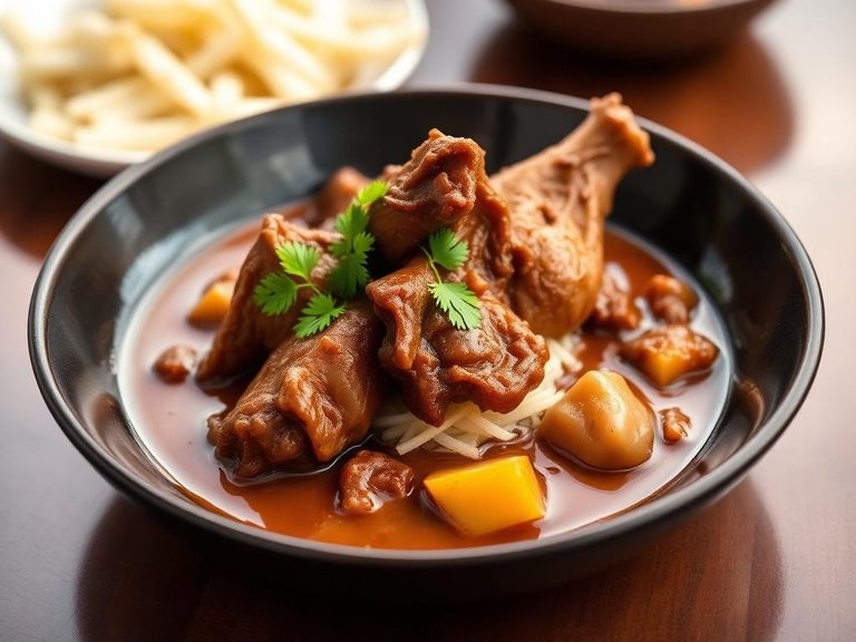 Kare-kare (Filipino peanut stew)
