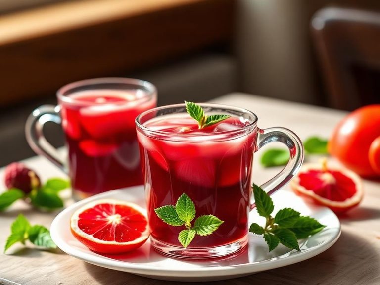 Karkadé (Egyptian hibiscus tea)