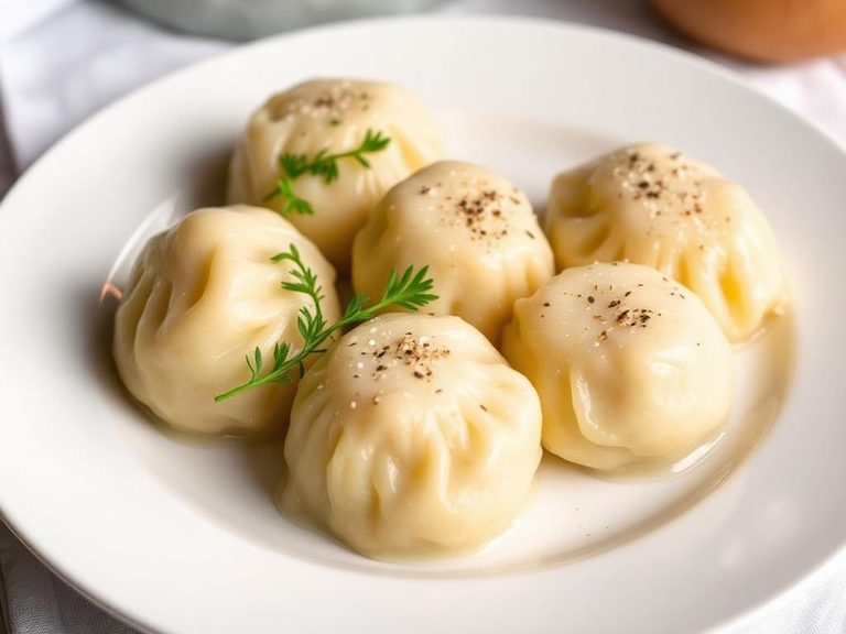 Kartoffelklöße (German potato dumplings)