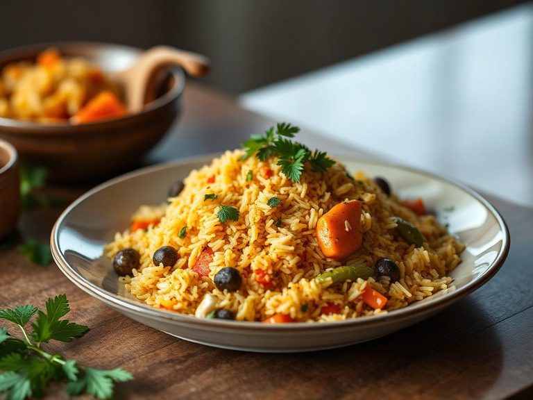 Kashmiri Vegetable Biryani
