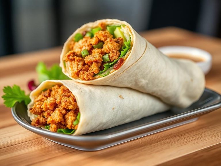 Katsu Chicken Wrap