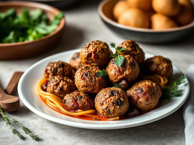 Keftedes (Greek meatballs)