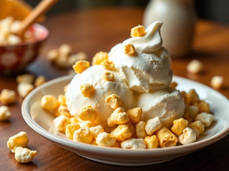 Kettle Corn Ice Cream Topping