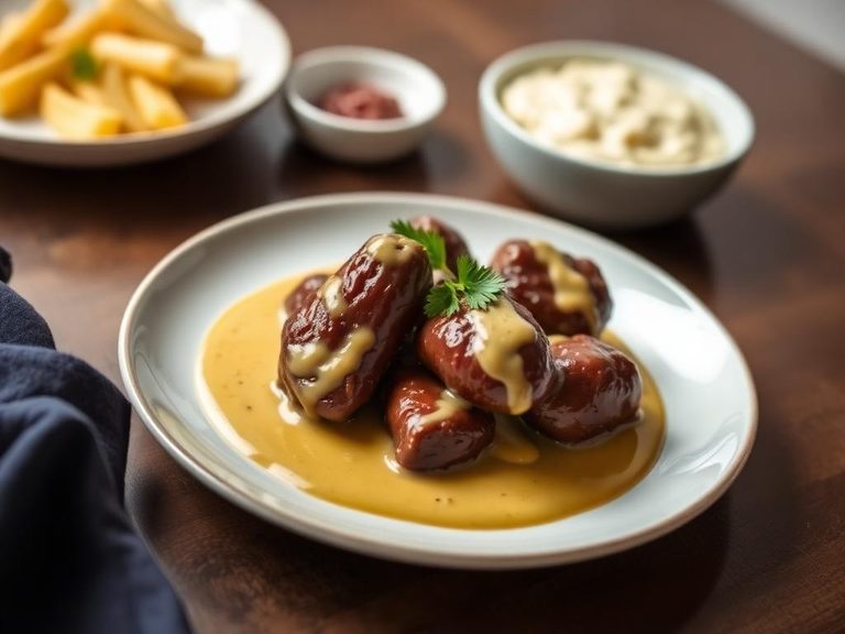 Kidneys in Mustard Cream Sauce