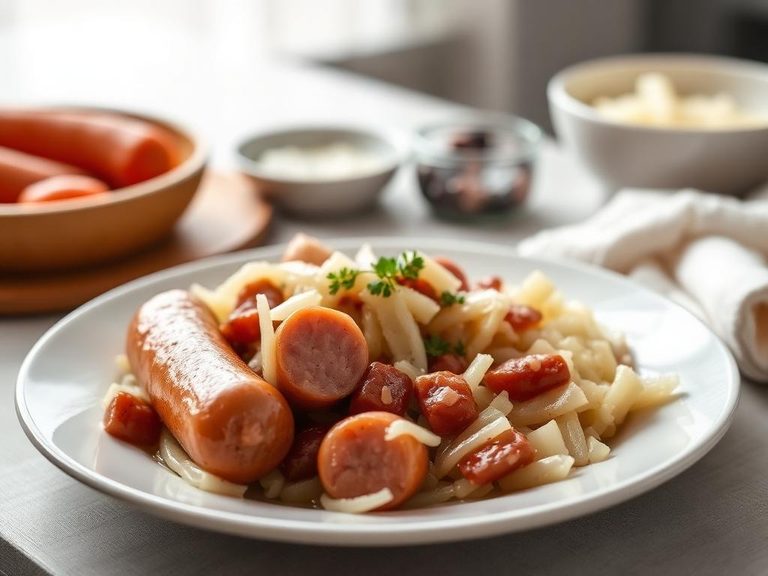 Kiełbasa z Kapustą (Sausage with Sauerkraut)