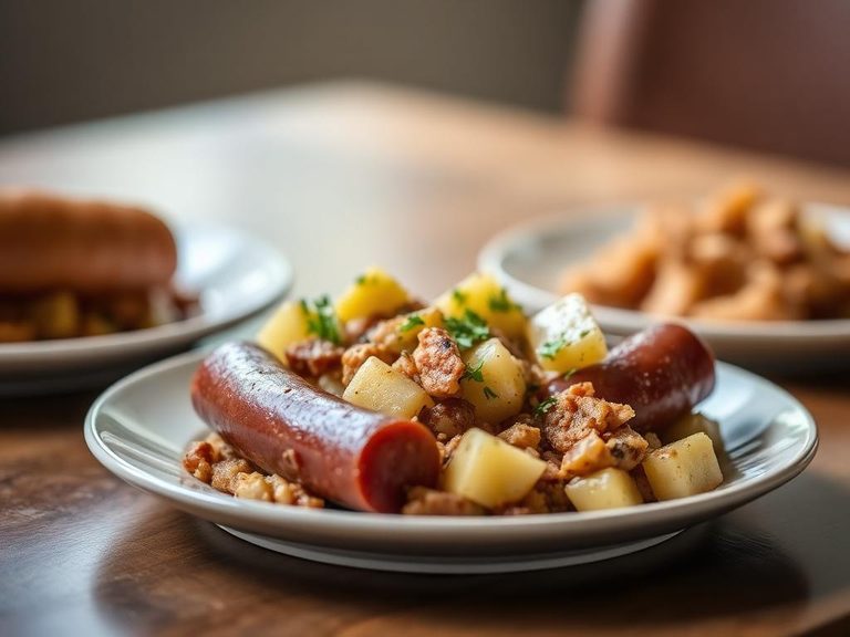 Kielbasa and Potato Hash