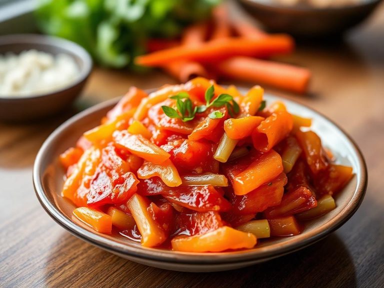 Kimchi (Korean fermented cabbage)