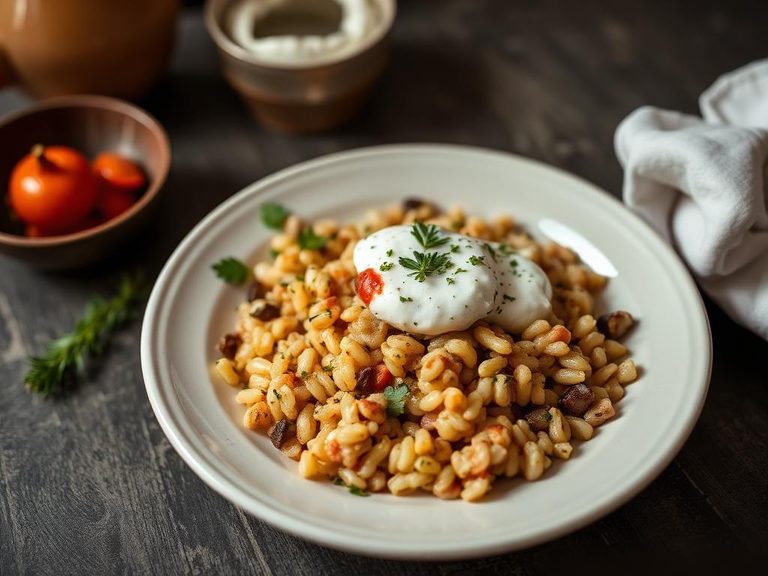 Kishk (fermented wheat and yogurt dish)