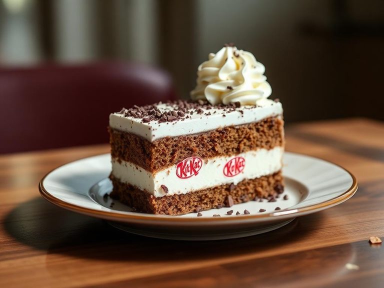 Kit Kat Ice Cream Cake