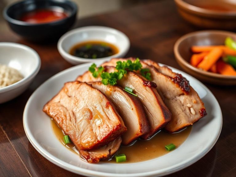 Korean Bossam (Boiled Pork Slices)