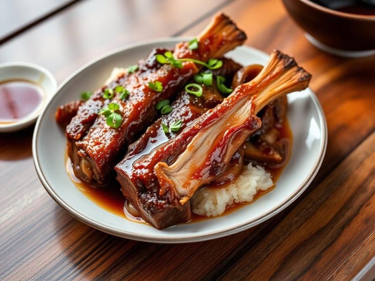 Korean Braised Pork Ribs