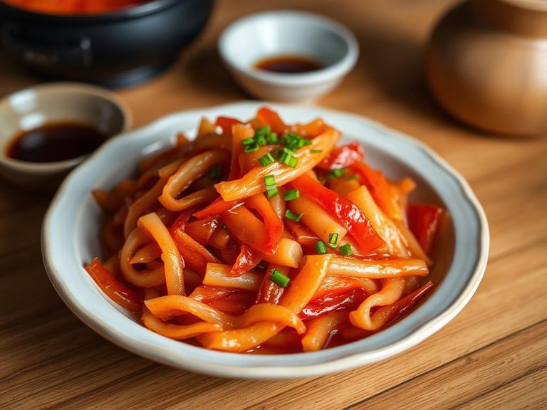 Korean chrysanthemum kimchi