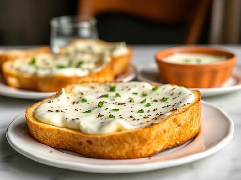 Korean Cream Cheese Garlic Bread
