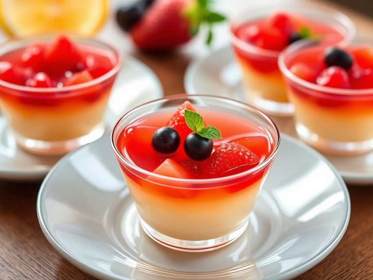 Korean Fruit Jelly Cups