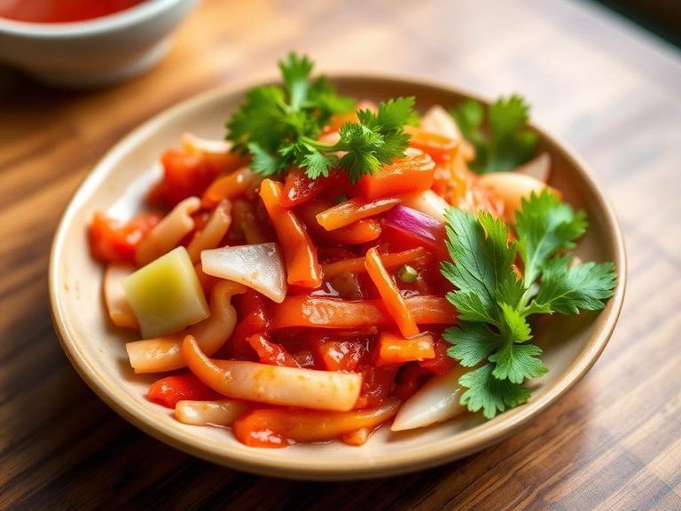 Korean Kimchi (often includes radish)