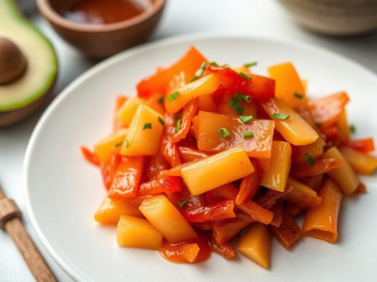 Korean Musanghwa (Asian pear kimchi)