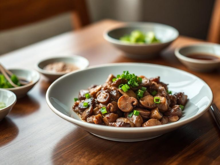 Korean mushroom bulgogi