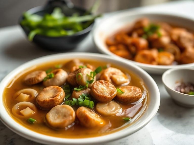 Korean mushroom hot pot