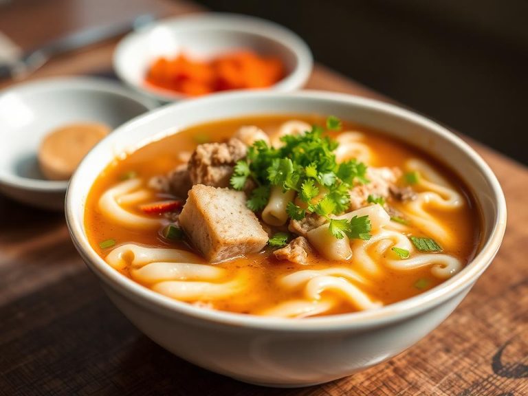 Korean Tteok Soup Garnish