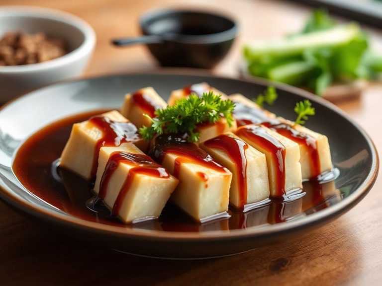 Koyadofu with Miso Glaze