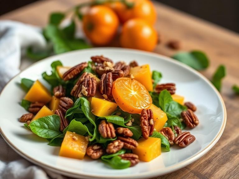 Kumquat Salad with Pecans