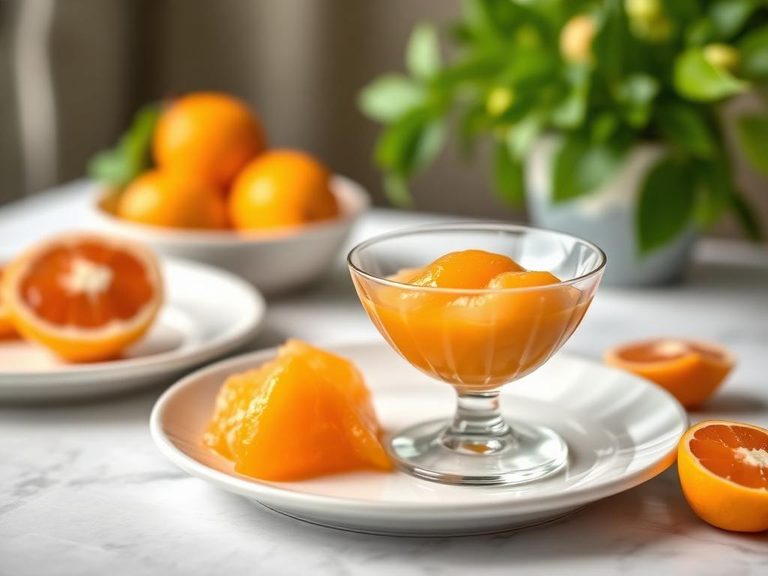 Kumquat Sorbet or Granita