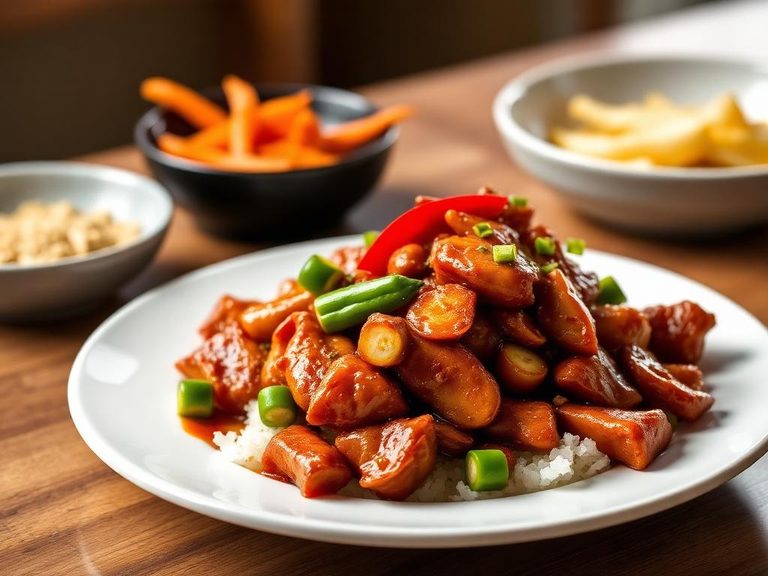 Kung Pao Chicken (with added vegetables)