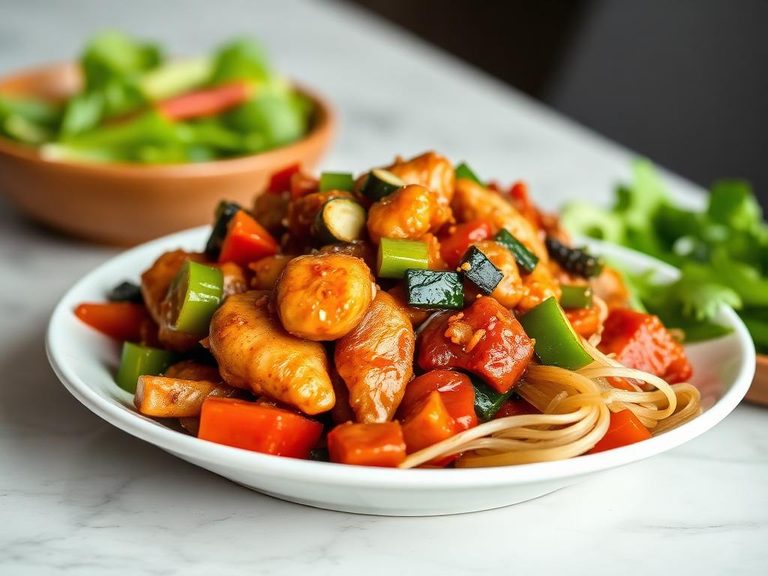 Kung Pao Chicken with Vegetables