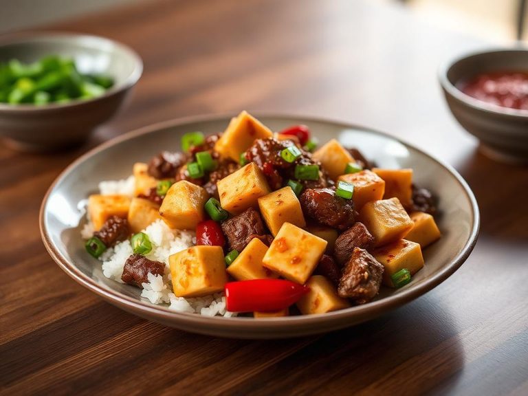 Kung Pao Tofu and Beef
