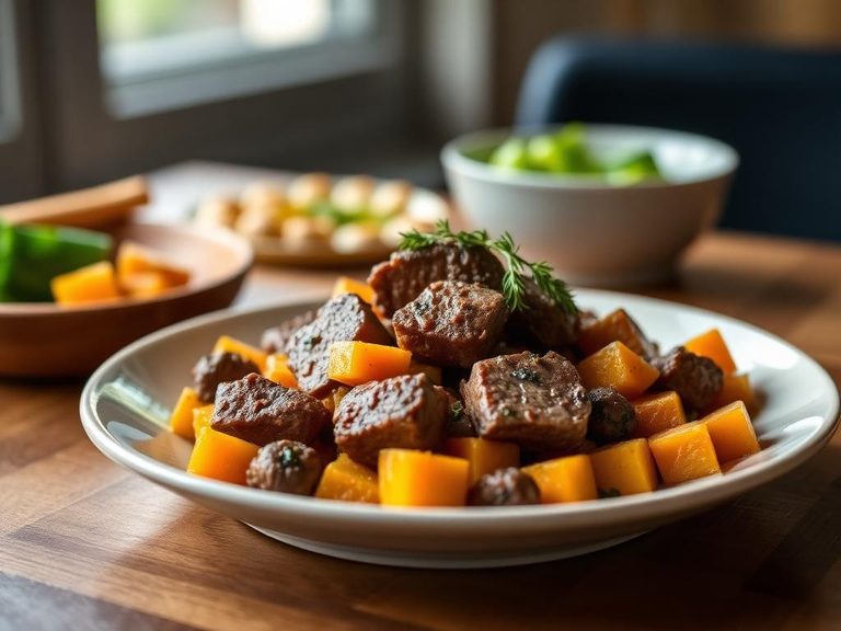 Lamb and Butternut Squash Mix