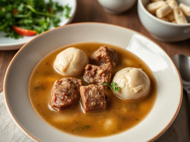 Lamb and Dumpling Soup