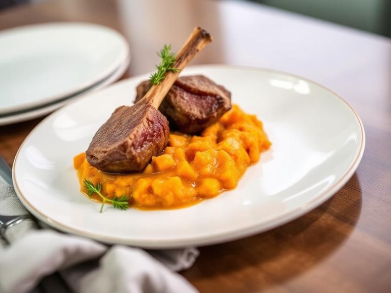 Lamb and Sweet Potato Mash