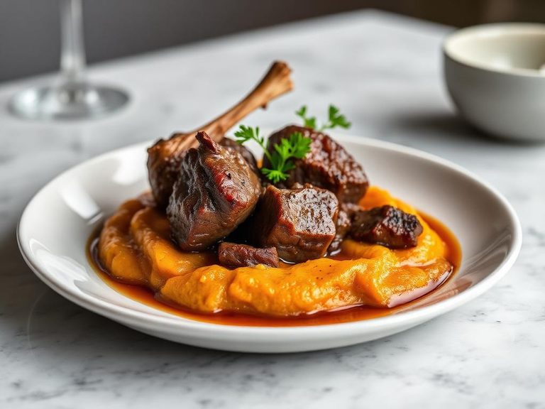 Lamb and Sweet Potato Purée