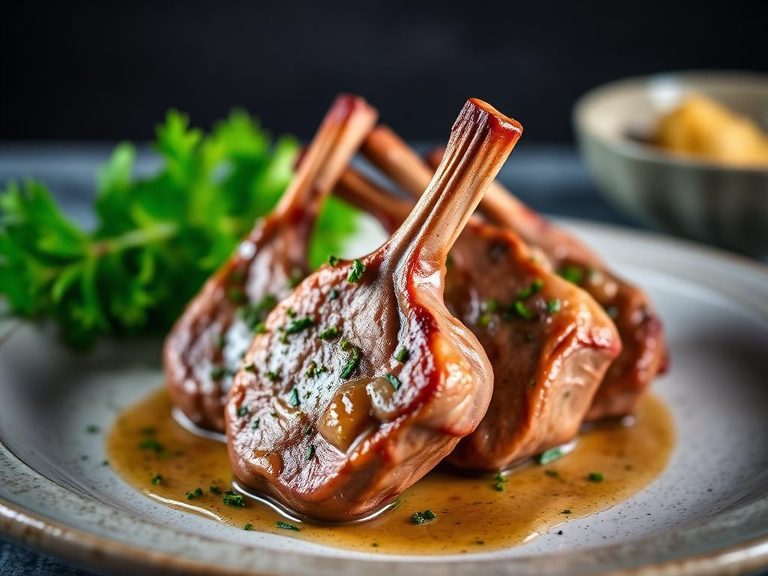Lamb Chops with Garlic and Herbs