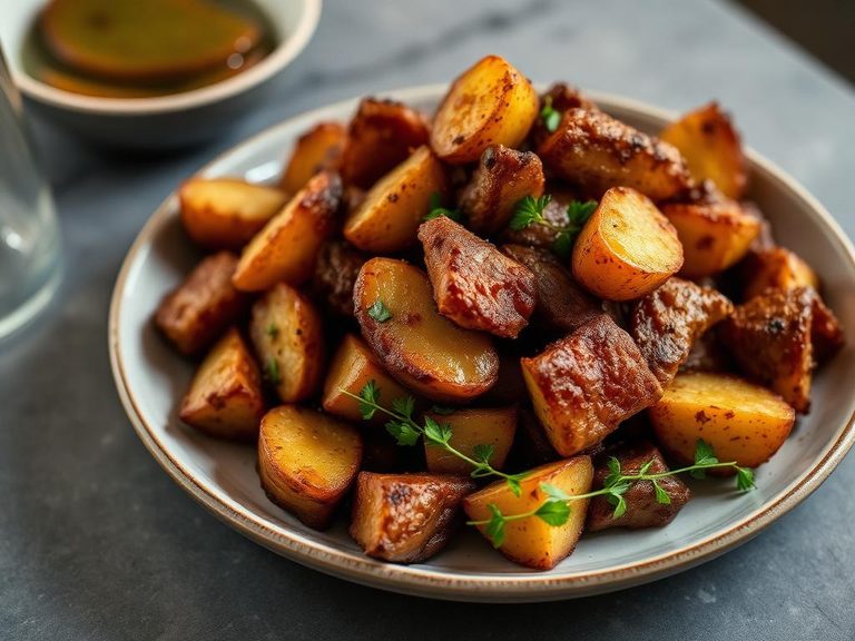 Lamb Fat Fried Potatoes