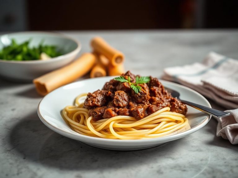Lamb Flap Ragu for Pasta