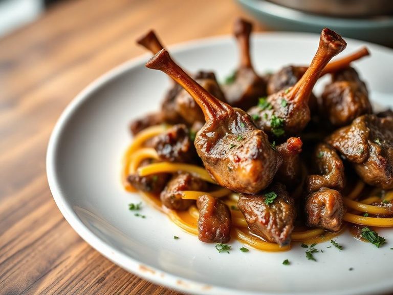 Lamb fry with herbs