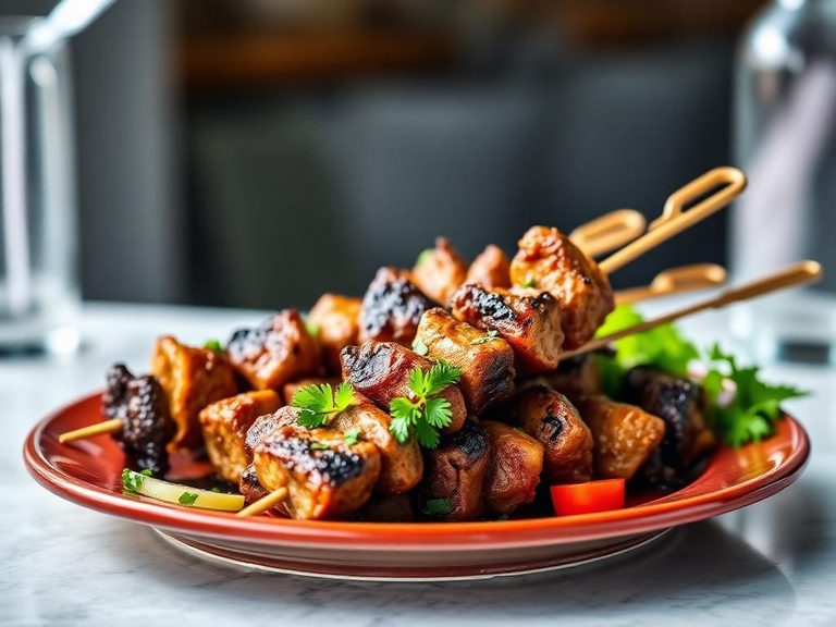 Lamb Kebabs or Souvlaki