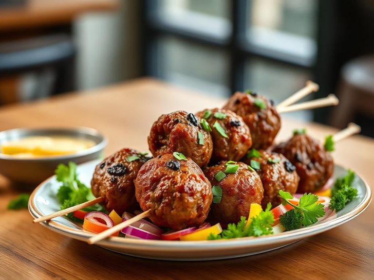 Lamb Kofta or Kebabs