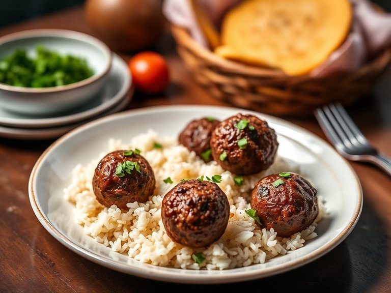 Lamb Kofta with Rice