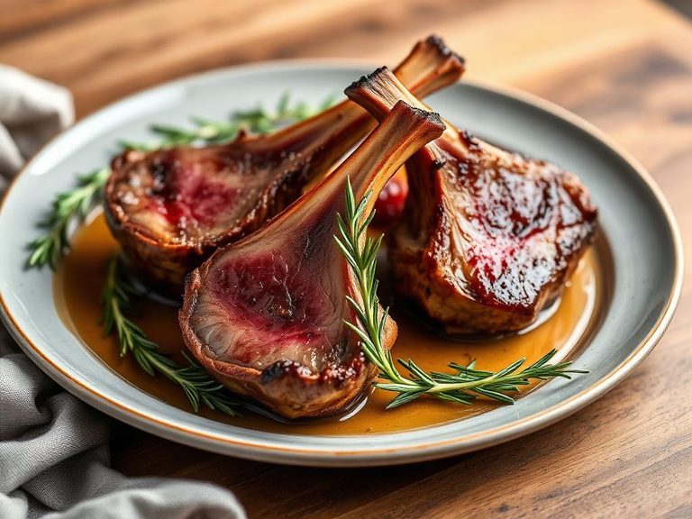 Lamb Loin Chops with Rosemary