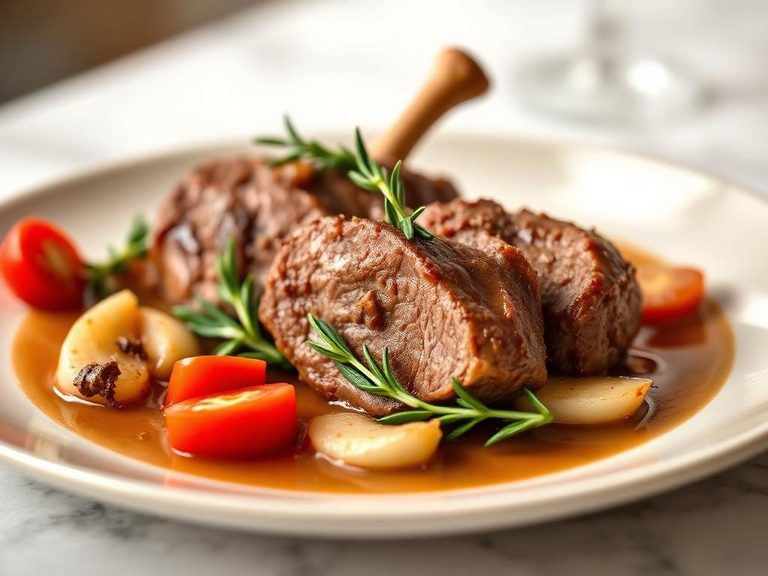 Lamb Loin with Rosemary and Garlic