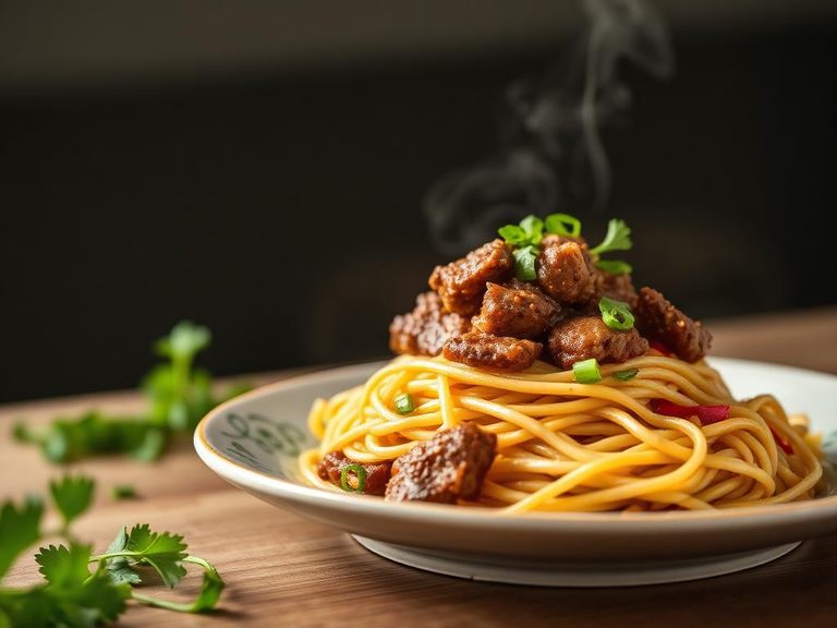 Lamb Noodle Stir-fry