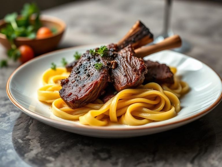 Lamb Shank with Pappardelle