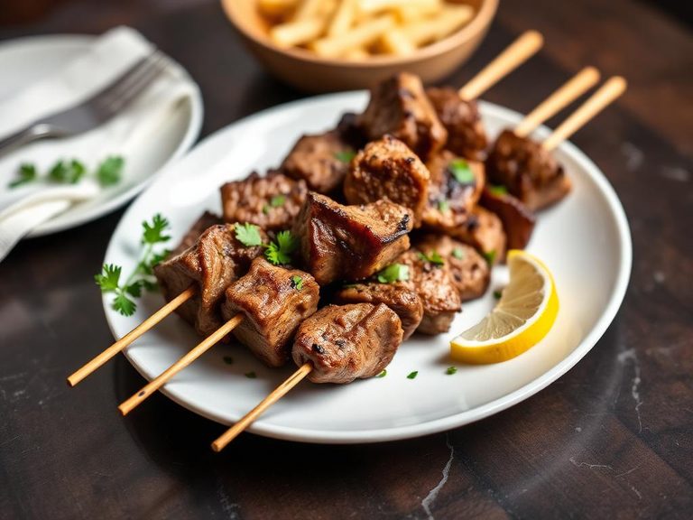 Lamb Souvlaki Skewers
