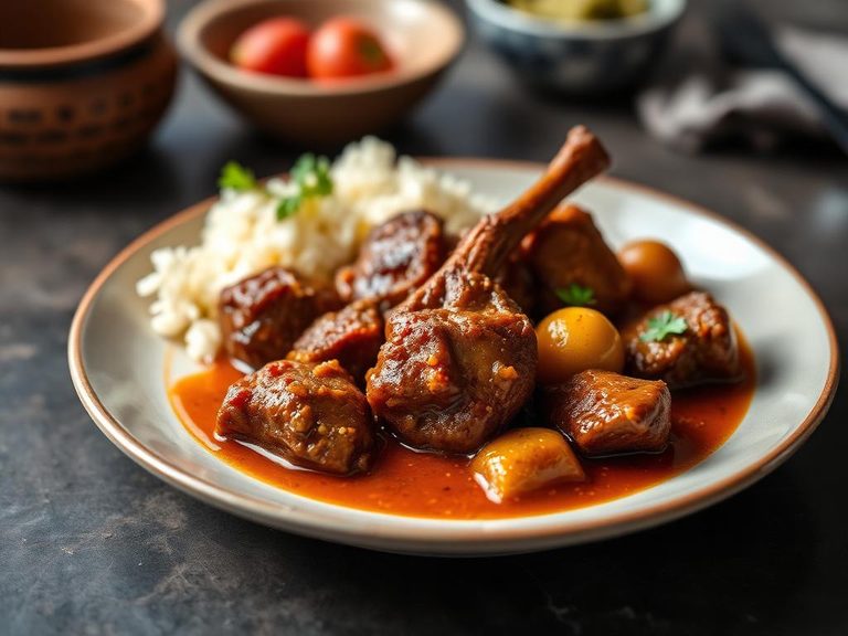 Lamb spleen curry