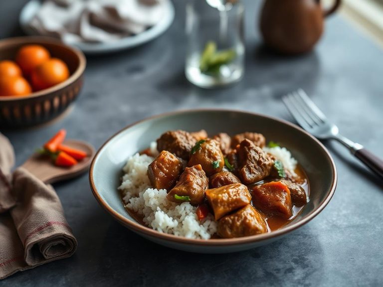 Lamb Stew with Rice