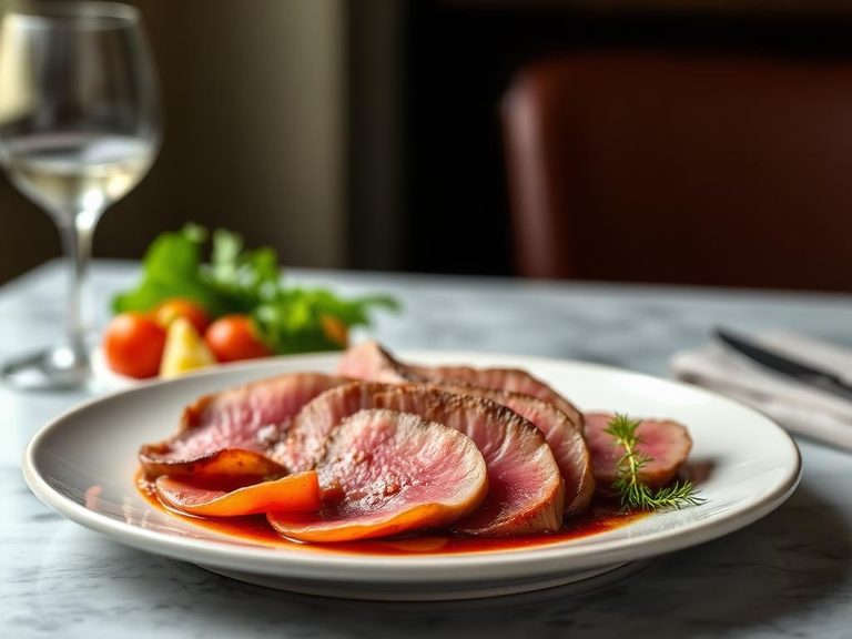 Lamb Tenderloin Carpaccio